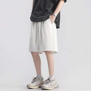 24夏季新款冰丝凉感侧边拉条短裤宽松 M~4XL XZ604-DK204-P35控48图片