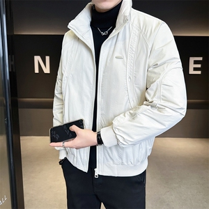 冬季店主羽绒服简约时尚保暖品质数据款简约外套男8678-P185图片