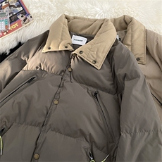 加绒加厚冬款男棉衣工装拉链口袋面包服保暖棉袄外套MY16P85，男装棉衣，星座1013-1