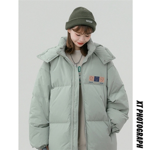 中性风新款冬季时尚百搭宽松情侣棉服外套MY6215P115控148图片