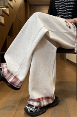 ！2026春夏季男士直筒刺绣休闲裤情侣卫裤WK2087特P45，男装休闲裤，电商B220
