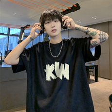 麂皮绒！重磅麂皮绒短袖t恤男JT483-特p19，男装T恤，电商B371