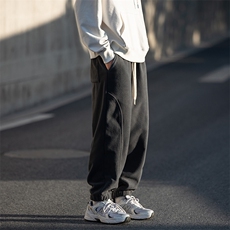 2024冬新款cityboy日系加绒加厚宽松束脚休闲运动裤K253-P45控78，男装休闲裤，星座914-3