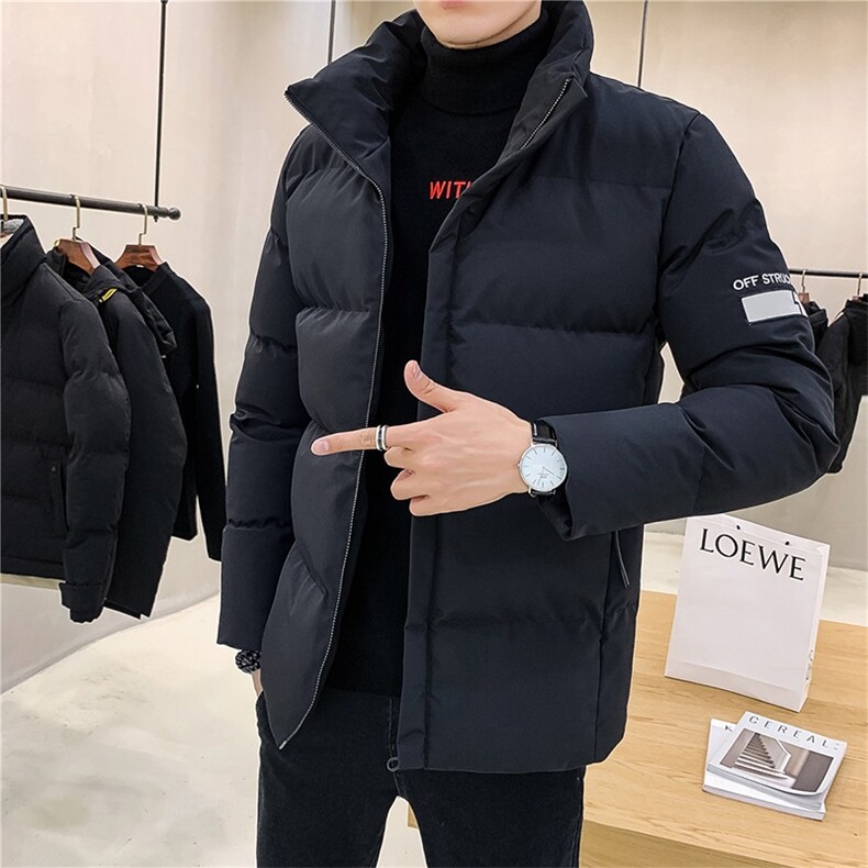 秋冬新款棉衣男潮流御寒加厚面包服休闲宽松时尚百搭外套,男装棉衣,星座1013