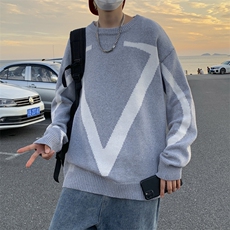 秋冬oversize毛衣男ins潮流高级感针织衫韩版潮流羊毛衫M601-P40，男装针织衫/毛衣，星座512-2