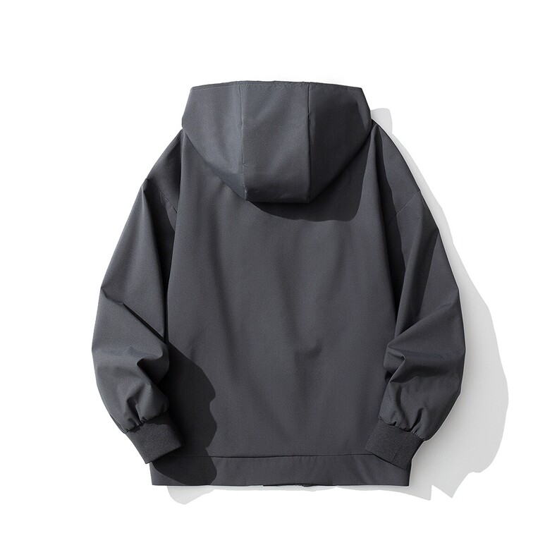 三种穿法白底双拉链机能风夹克男：聚酯纤维JK77977P85控138,男装夹克,星座226-1
