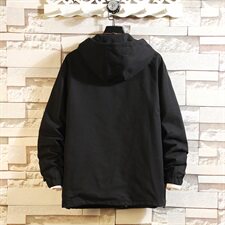 2021春秋季新款大码日系男休闲多口袋工装外套连帽夹克J969-P80，男装夹克，电商A001
