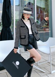 小香风外套图片