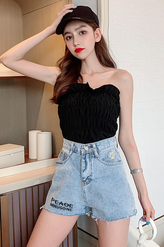 夏女装牛仔短裤韩版休闲刺绣热裤显瘦潮量大从优905-1-M208#,女装牛仔裤,星座905-1