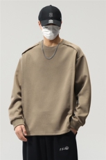 卫衣男春秋款圆领潮牌男装2025新款男款长袖上衣秋季春装2806-P40，男装卫衣，电商D215