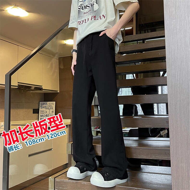 加长版裤子男高个子185cm110牛仔裤微喇直筒休闲KZ002P55加绒P65图片