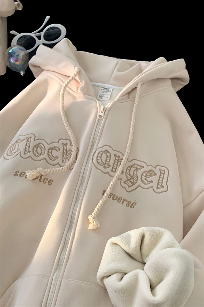 供抖音高品质加绒加厚卫衣男外套416B-1-WY753-P70限88加绒P80,女装短外套,星座416B-1