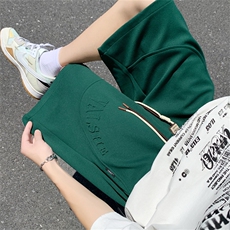 抖音品质小菠萝格复合运动休闲钢印印花短卫裤五分裤-DWK2308P38，男装牛仔裤，电商A028