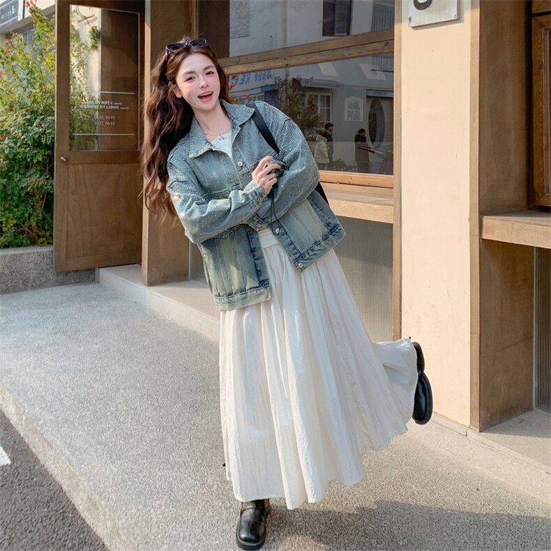 新款主推亮钻牛仔外套2C129-2706-P155-K248,女装短外套,2C129