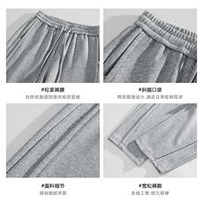 现货秋季新款潮牌解构拼接重磅运动卫裤男休闲裤子-A2196P45控78，男装休闲裤，电商B241