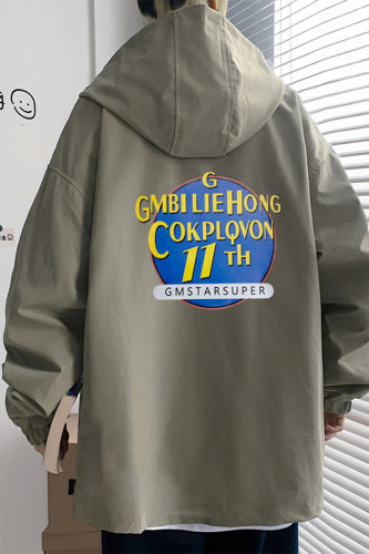 ！春秋新款港风休闲连帽夹克男宽松外套男装DJK259-P45,男装夹克,电商B371