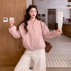 新款年后出粉色休闲夹克外套5534P145K238，女装短外套，2C176