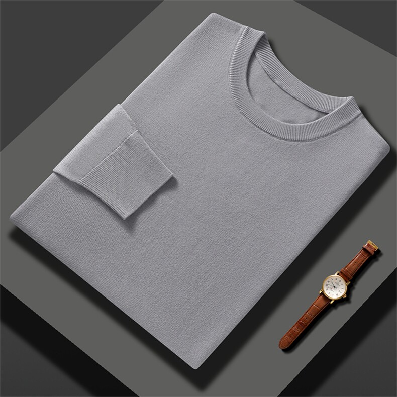 2024秋季新款D家菱格毛巾绣羊毛衫通勤百搭，男装羊毛衫，优麦羊绒（原洪叶羊绒）