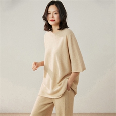2025年秋季女士羊绒衫时尚百搭通勤简约休闲，女装羊绒衫，贝美羊绒