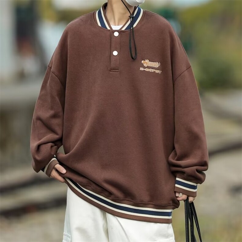 春秋季新款棒球服夹克外套男士情侣港风休闲运动上衣W0016-P40,男装卫衣,星座308B-1