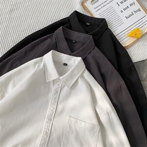 男装衬衫 水洗纯棉夹克外套A158-CS01-P38图片