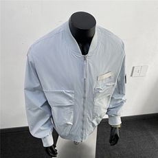 港风秋冬棒球服夹克大口袋痞帅百搭情侣外套J582573TP85，男装夹克，电商A247