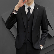 西装男套装韩版修身三件套商务休闲小西服英伦风礼服p285控489，男装西服套装，电商A355（原A415）