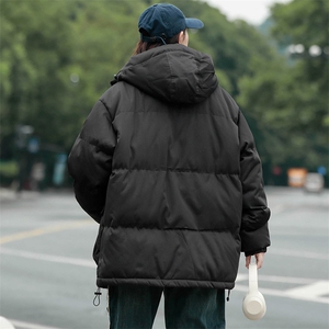 冬上新加棉简约棉服潮中性风连帽棉衣外套男女8333-P115控价158