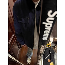 美式水洗工装夹克外套男复古撞色翻领飞行服褂子513JK3526P65，男装夹克，星座513