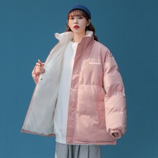 ！2023冬季新款男女同款棉衣情侣中性风立领棉服MY101特P78，男装棉衣，电商B220