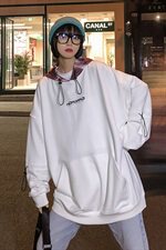 【】A003-HW3110-P55新款个性扎染帽子时尚卫衣港风，男装卫衣，电商A003