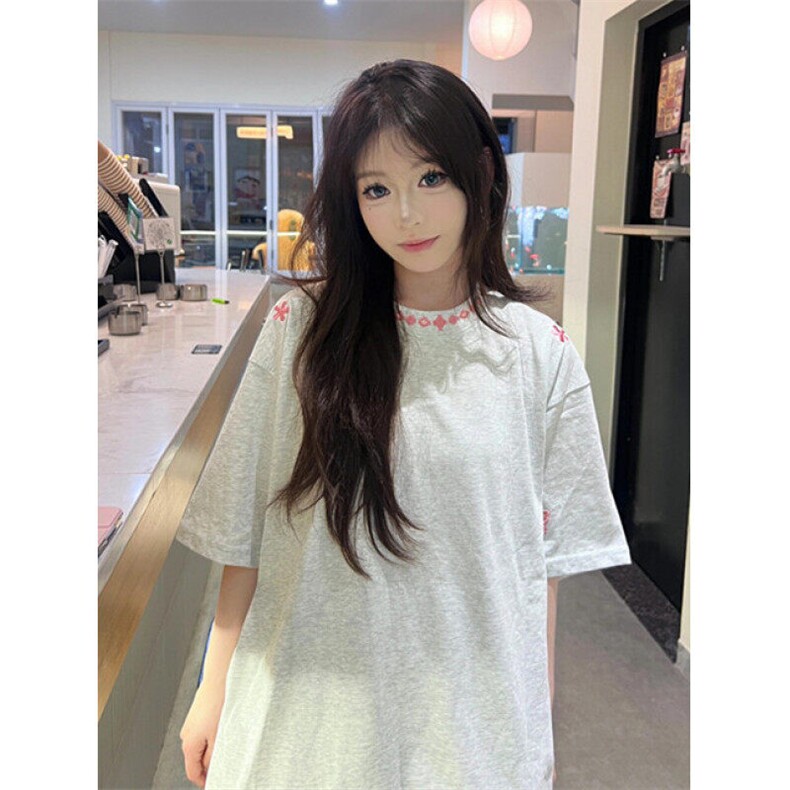 日系纯棉重磅T恤男青少年短袖2025新款百搭美式宽松上衣T3055,男装T恤,星座1116A（原606A-3）