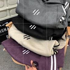 供抖音大麂皮绒卫衣男港风宽松刺绣外套416B-WY771-P55限78，女装短外套，星座416B-1