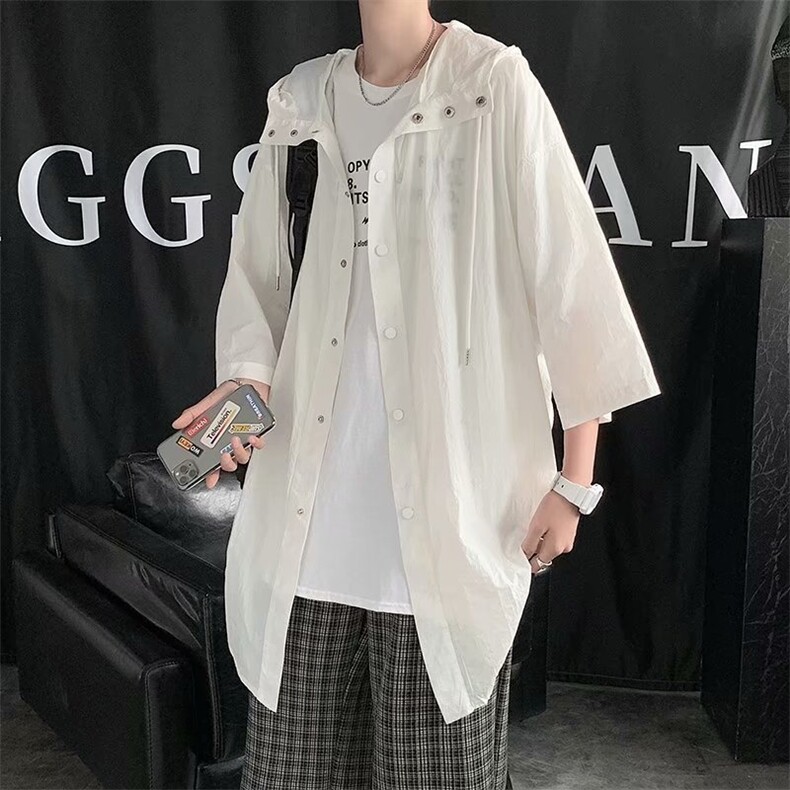 潮流夹克潮男春季七分袖防晒衣CS102P40,男装夹克,星座1116-2