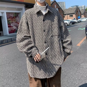 秋冬毛呢外套男士韩版潮流情侣毛边ins衣服港风原宿风夹克 JJK80图片