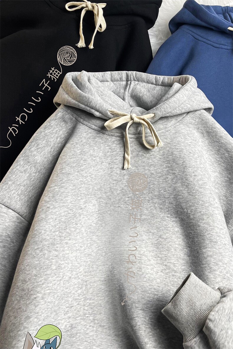 WY2152-P35加绒款-P40纯棉连帽卫衣男大码运动帽衫宽松薄,男装卫衣,电商A040