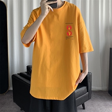 DX17093-P20纯棉短袖t恤男大码半袖打底衫宽松体恤衫港风，男装T恤，电商A040