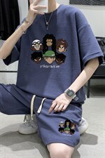 ！2023夏季潮牌男士短袖T恤套装学生一套衣服TZH07P50，男装T恤，电商B220