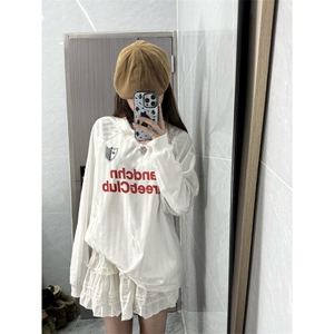 【有货】BK933CC-特P35 条纹字母印花冰感长袖速干T恤男女图片