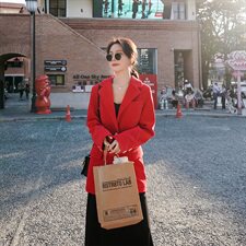 2021新款灯芯绒休闲西装H789P110K178，女装西装，浙宝296A