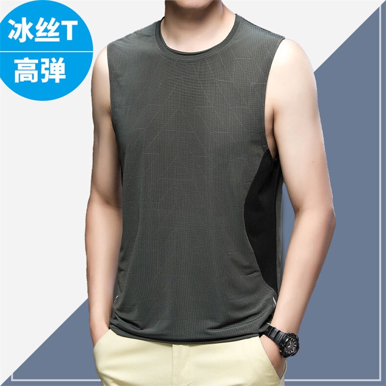 BH6121钱塘2020-2夏季直播男士休闲运动精品真冰丝T恤P43图片