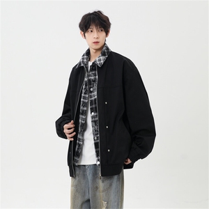 2025春休闲痞帅工装翻领夹克潮流外套得物二开XZ301b-2-JK2589P78,男装夹克,星座301B-2（原A443-1）,北京范儿动一方服装店
