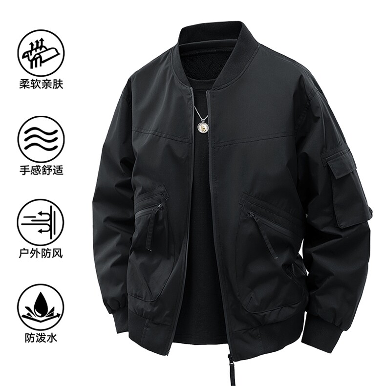 春季现货港风户外夹克男飞行员工装外套A157B-J156-P60,男装夹克,电商A157B