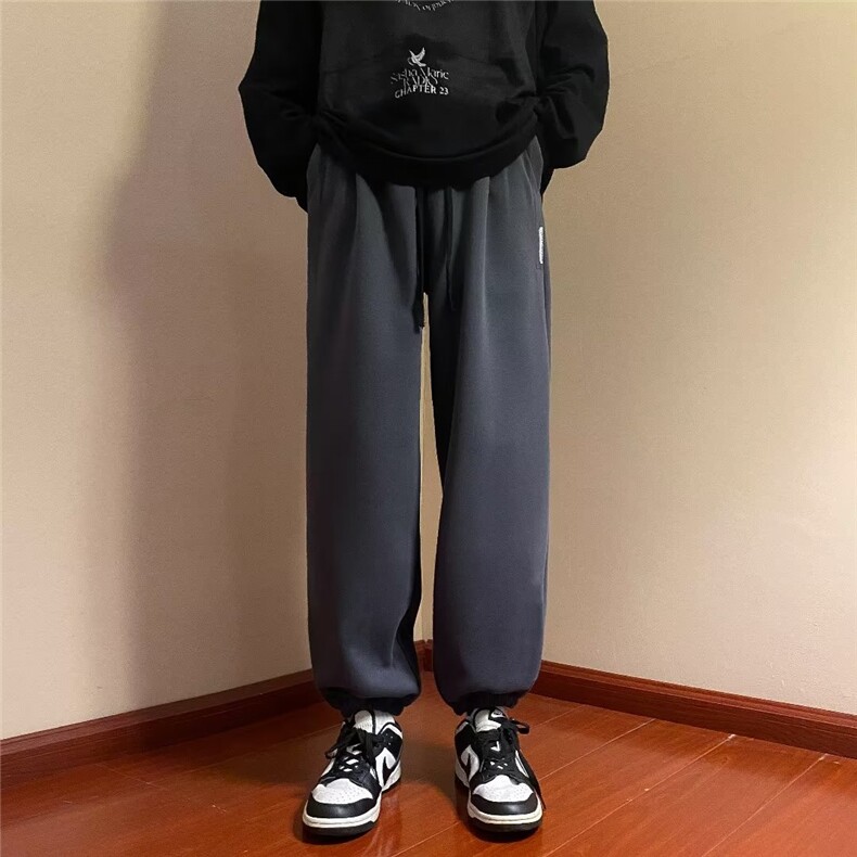 男秋季新款港风休闲裤厚款K9510P35,男装休闲裤,星座1116-2
