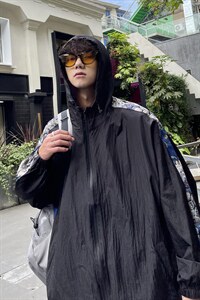 港风冰丝防晒衣薄款克莱因蓝外套户外休闲潮牌防晒服FS7765P38图片