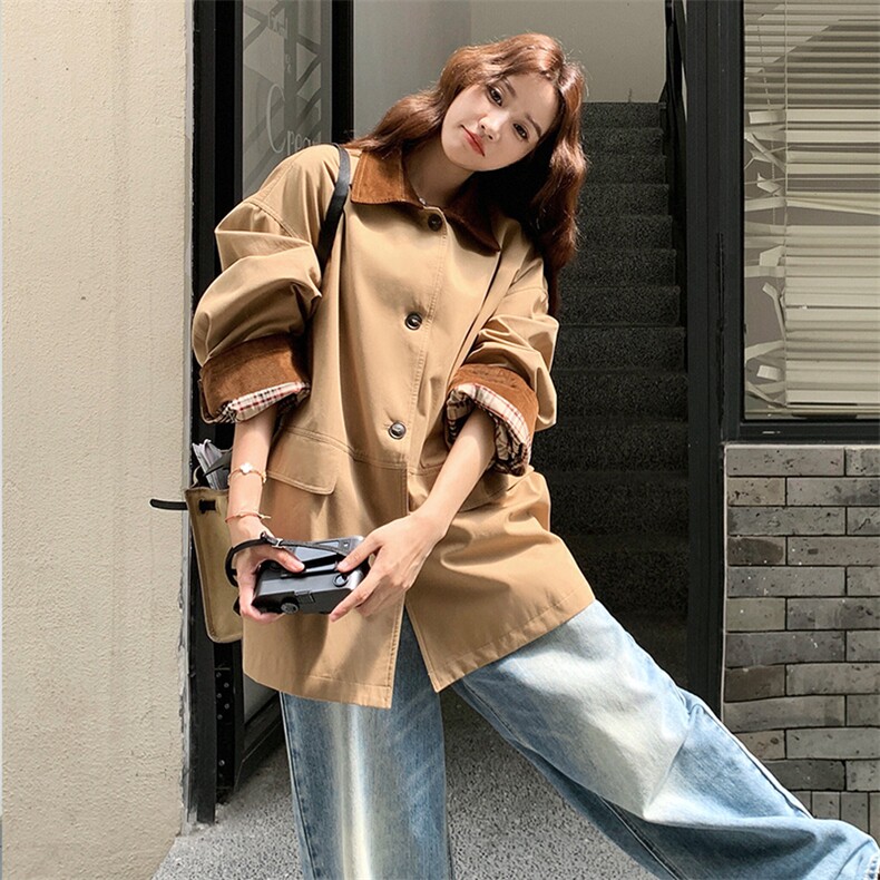 2C085-Q102P165春装新款小个子风衣外套控238,女装风衣,2C085