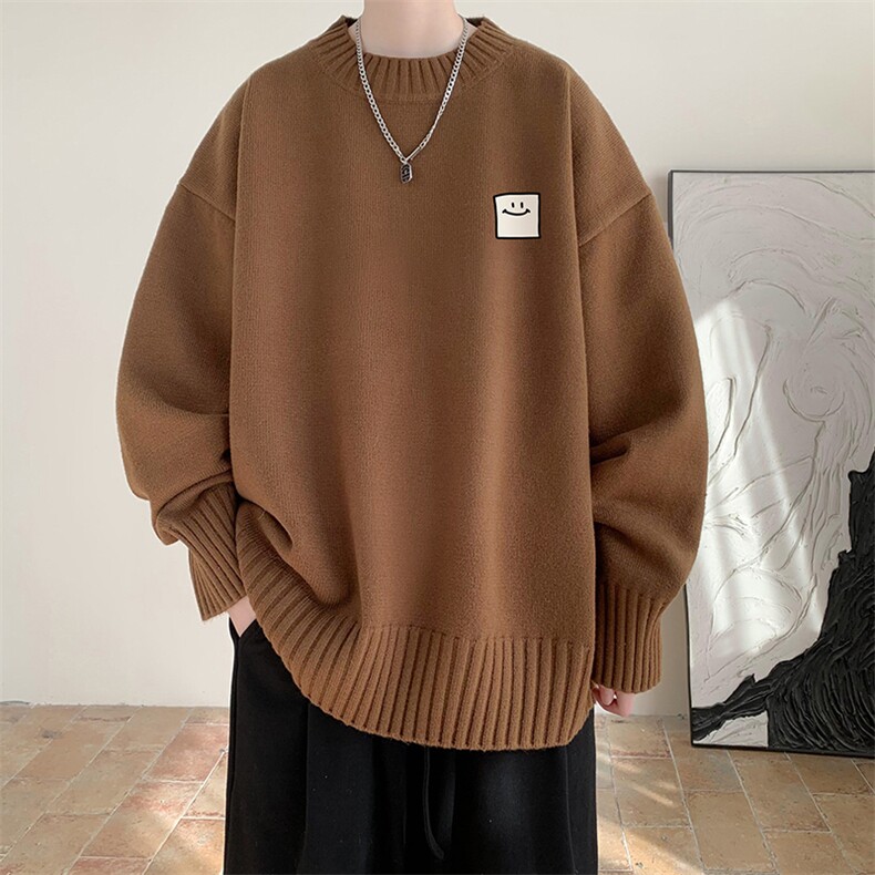 半高领毛衣男士大码针织衫男毛线衣男M18316-P45加绒款-P65,男装针织衫/毛衣,电商A040
