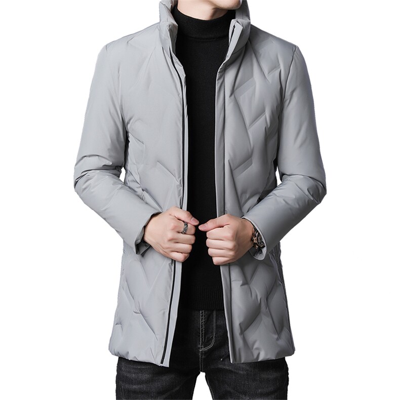 冬季新款中年男立领羽绒服中年爸爸冬装休闲款外套SFT90308-P285,男装羽绒服,电商B212（原钱塘6029）
