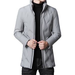 冬季新款中年男立领羽绒服中年爸爸冬装休闲款外套SFT90308-P285图片
