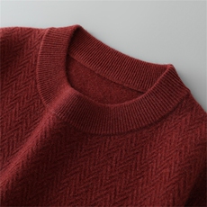 2025年秋季新款绞花针织男士上衣时尚休闲通勤百搭，男装羊毛衫，琳华羊绒